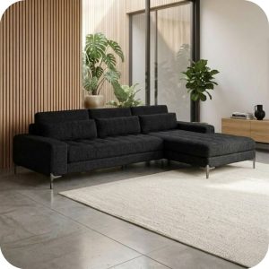 Sala esquinera GIBRA d negro