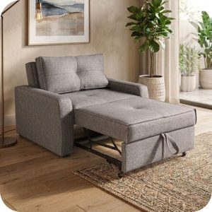 Sillón MANNE sofá cama grisclaro