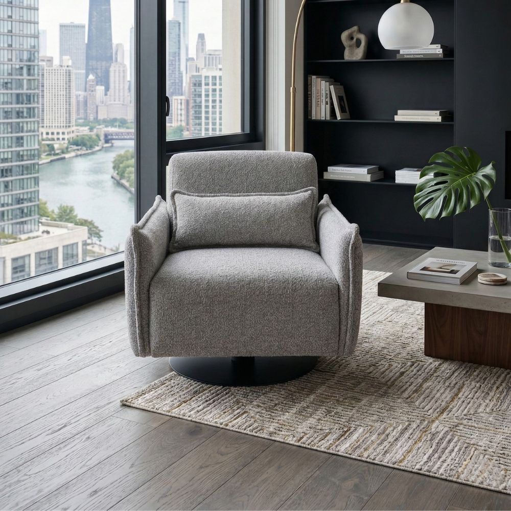 Sillón ocasional Glow silver