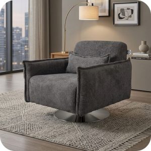 Sillón ocasional giratorio ANTOM oxford