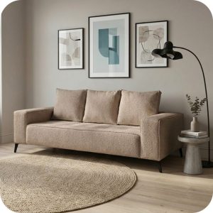 Sofá SOFIA beige 3 plazas