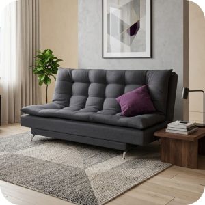 Sofá cama CARMEN gris oxford matrimonial