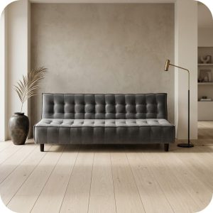 Sofá cama MILIO gris individual