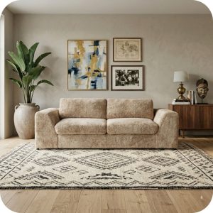 Sofá cama MIROSLAVA queen beige