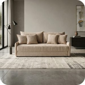 Sofá cama SCARLETTE queen beige