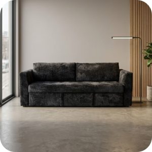 Sofá cama Tiffany queen negro